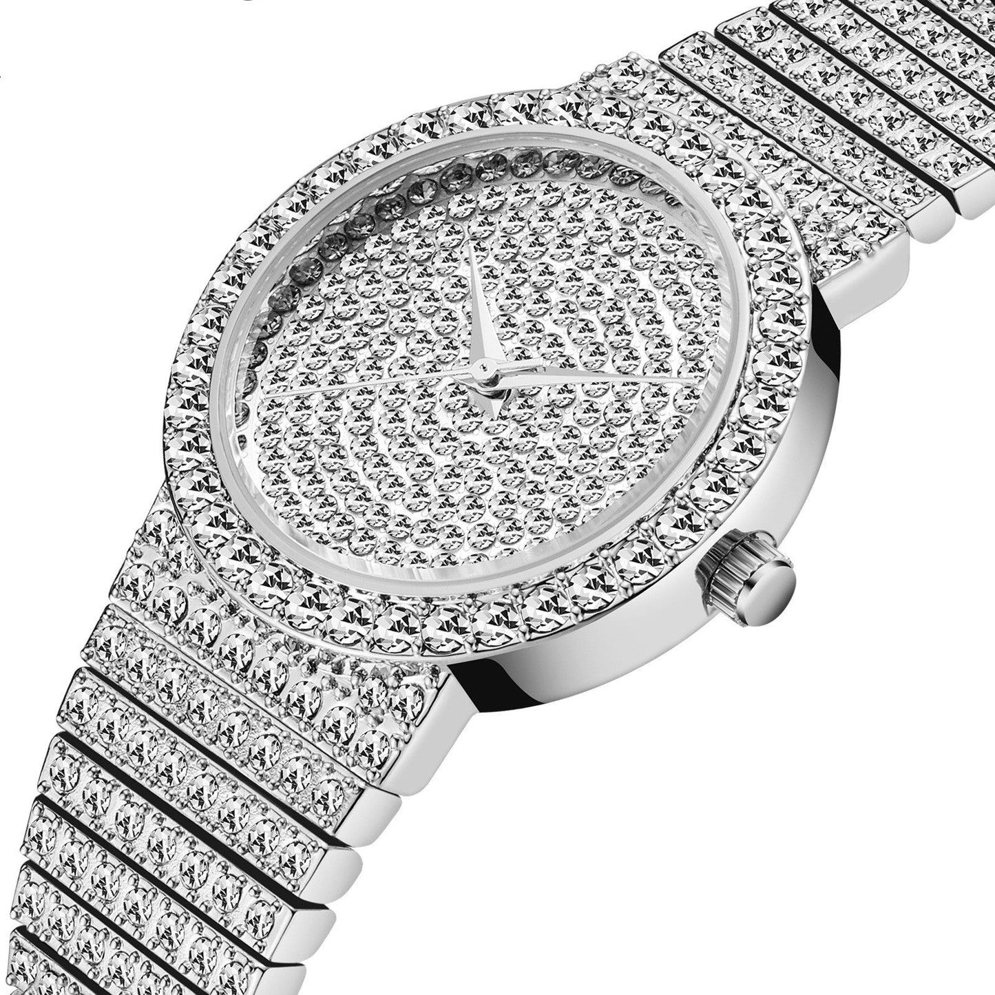 Women'S Watch Gold Korean Version Star Diamond Waterproof Quartz